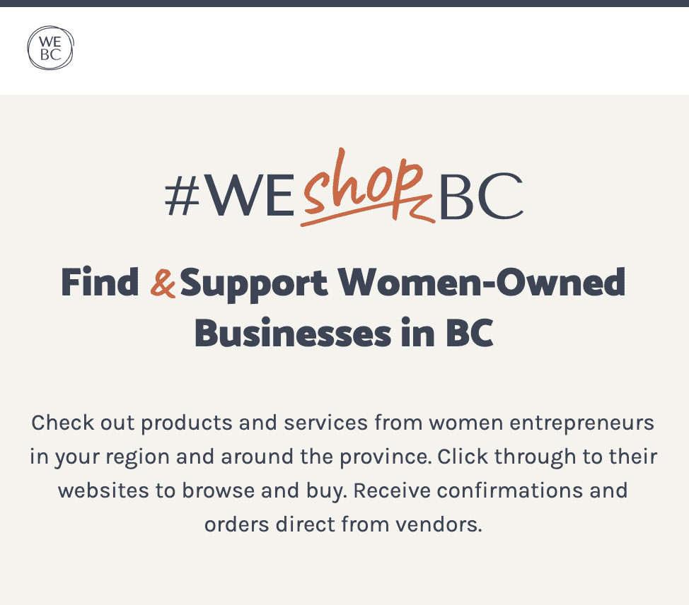 Support Women Entrepreneurs in BC